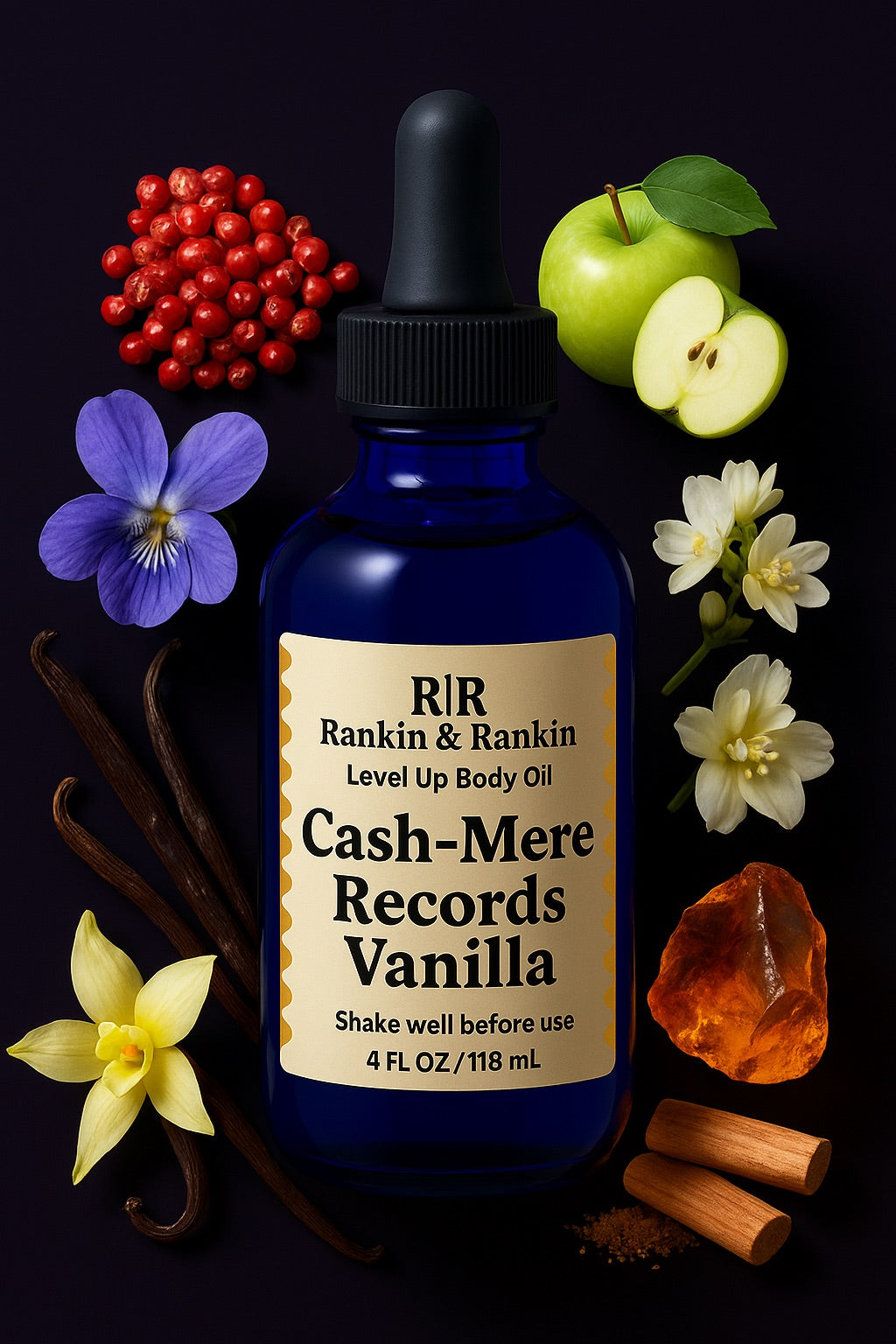 Cash-Mere Records (Vanilla) inspired by: Cashmere & Vanilla Essence Donna Karan Body Oil