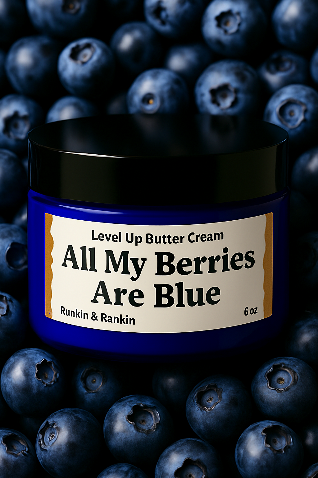 All My Berries Are Blue: Blueberry Butter Cream