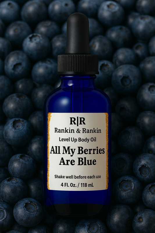 All My Berries Are Blue: Blueberry Body Oil