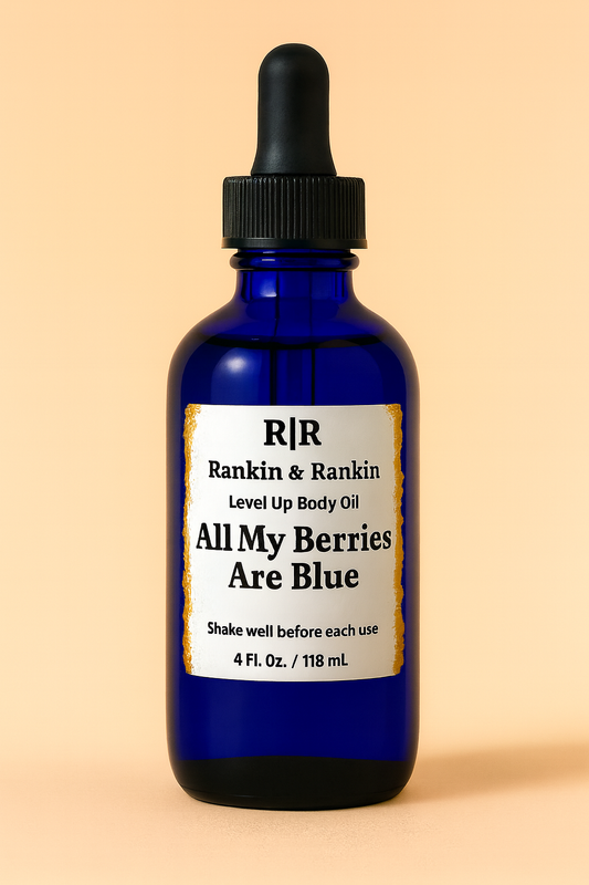 All My Berries Are Blue: Blueberry Body Oil